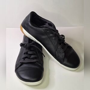 VGUC Womens Vivobarefoot Geo Court II Size US 9 (EU40) Obsidian Leather